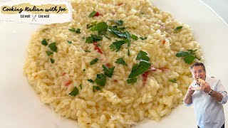 Garlic, Olive Oil and Peperoncino Risotto (Aglio e Olio Risotto) Cooking Italian with Joe