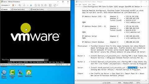 Cara Konfigurasi VPN Site To Site dengan Openvpn Di Debian 9   | Linux Environment