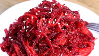 Съедят За Минуту! Простой Салат Из Обычной Свеклы На Каждый День + Вкусная Заправка