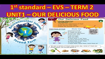 1ST STANDARD - TERM2 - EVS - UNIT1 - OUR DELICIOUS FOOD - PART 1