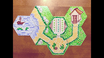 Hexagon Board Game Tiles