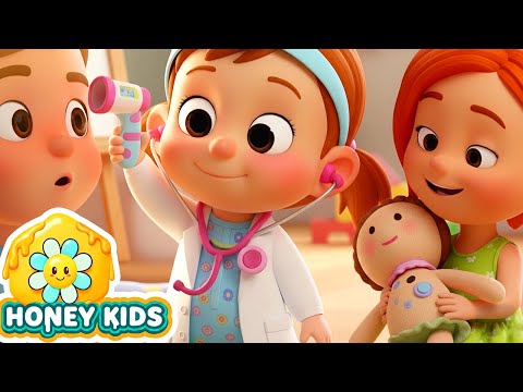 Doctor Honey Helps Doctor Check Up Song For Kids Honey Kids Nursery Rhymes Songs