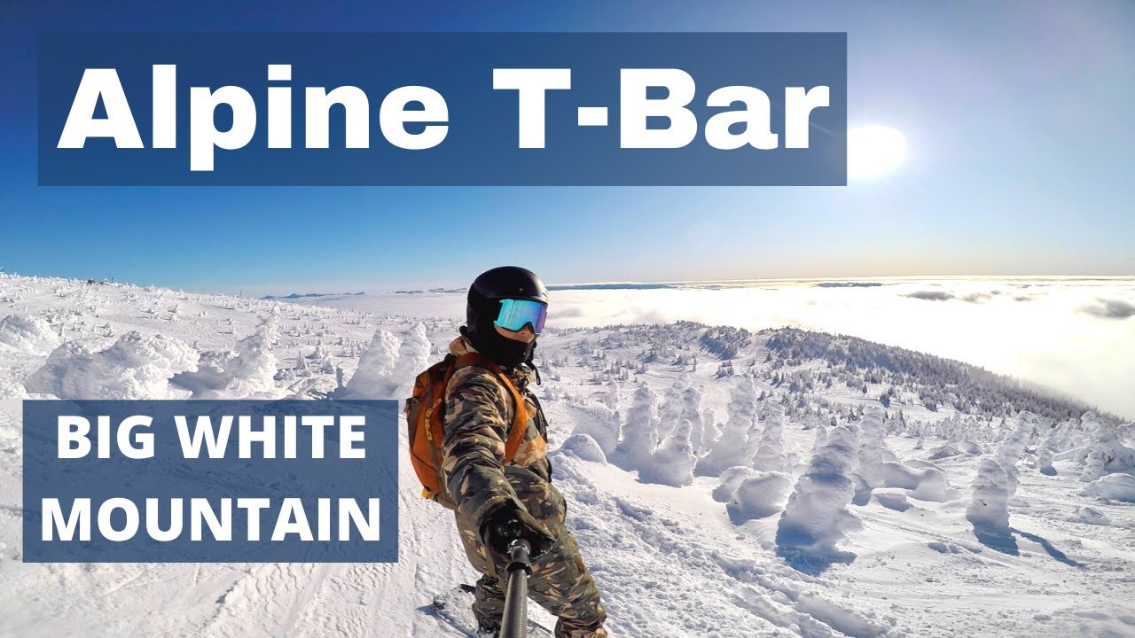 Snowboarding From Alpine T Bar (part 1) 2020 Big White Ski Resort YouTube