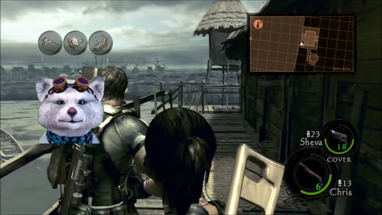 バイオハザード５ 19 ワニに食べられながら石板のかけらを集める ついでにロケットランチャーを拾う Youtube