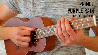 Prince Purple Rain Easy Ukulele Tutorial With Chords Lyrics