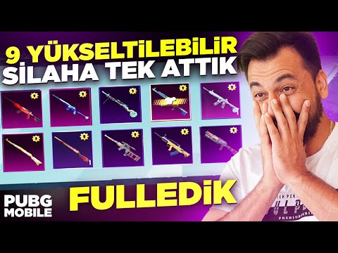 TAKİPÇİMİN BÜTÜN YÜKSELTİLEBİLİR SİLAHLARA TEK ATTIK 😱 DÜNYANIN EN ŞANSLI KUTU AÇILIMI/ PUBG MOBILE