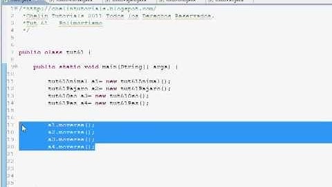 Tutorial Programacion Java 61 Polimorfismo