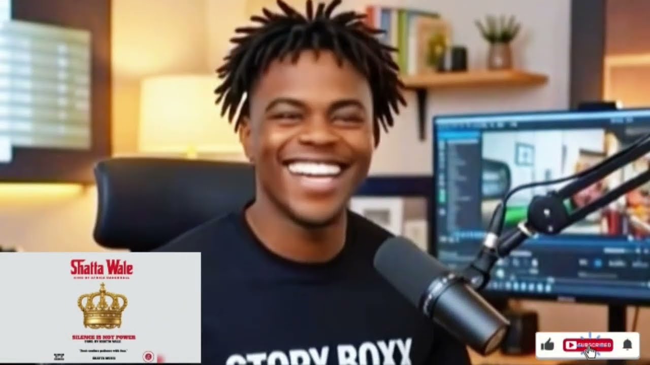 SHATTA WALE - SILENCE IS NOT POWER Audio Slide REACTION VIDEO! #shattawale #shattamusic #ghanamusic 