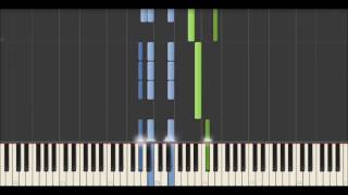 Yann Tiersen - L&#39;Echec (Synthesia tutorial)