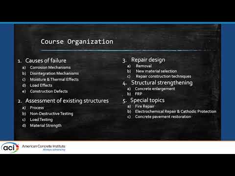 Strategies to Teach Concrete Repair