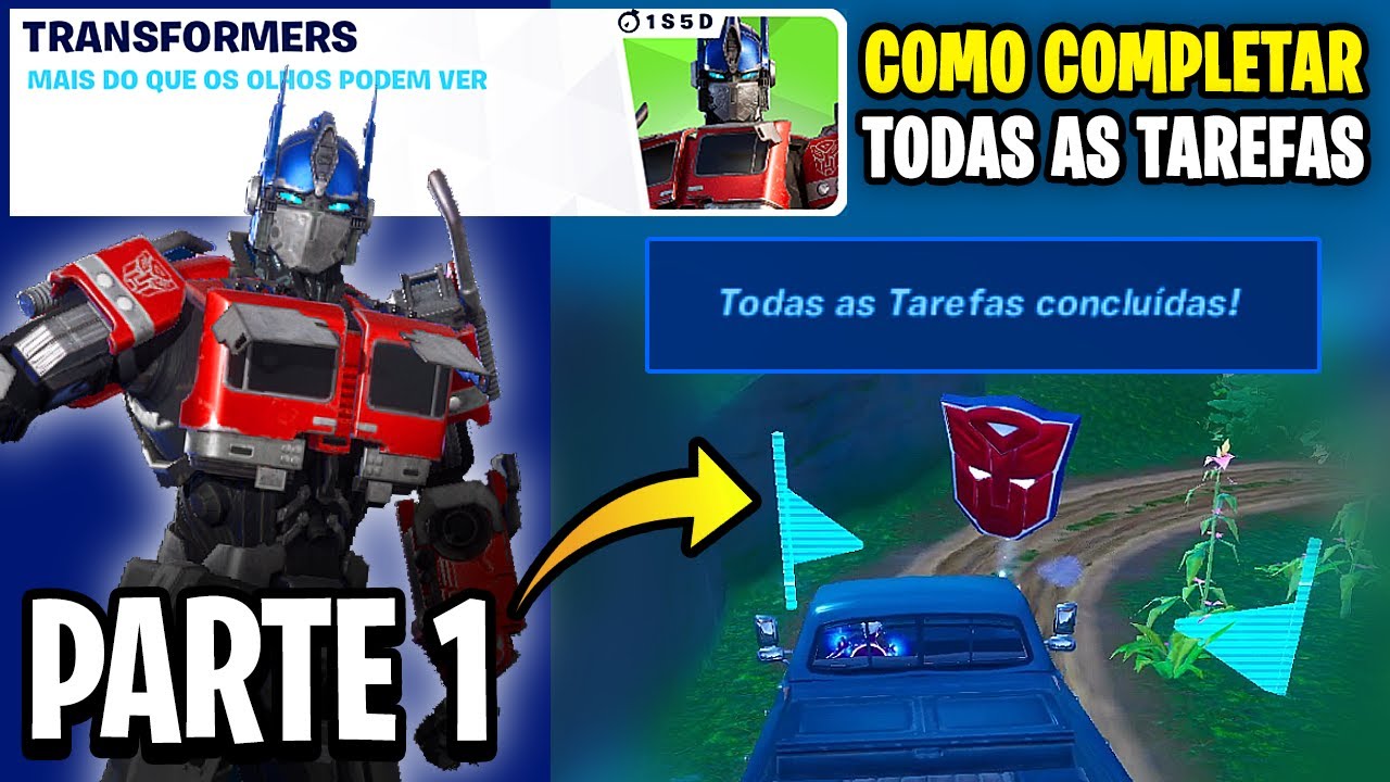 Fortnite: Vaza colaboração do game com Transformers