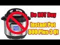 Do NOT Buy Instant Pot DUO Plus 3 Qt Until You See This |Instant Pot DUO Plus 3 Qt Review