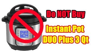 Do NOT Buy Instant Pot DUO Plus 3 Qt Until You See This |Instant Pot DUO Plus 3 Qt Review