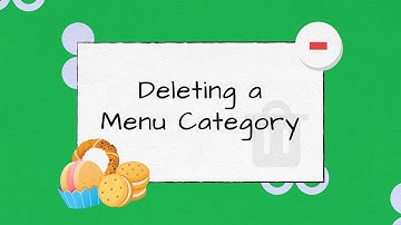 Deleting a Menu Category | MM020 | Sapaad Academy