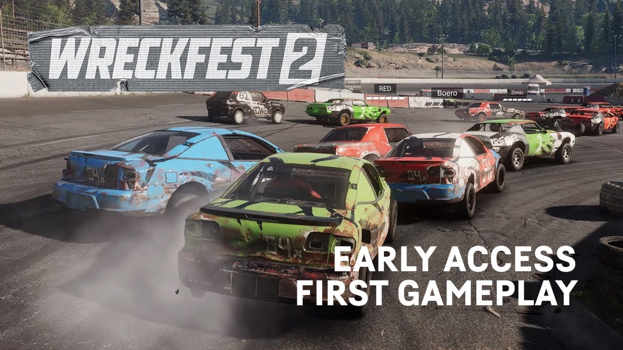 Wreckfest 2 Early Access - First multiplayer gameplay - YouTube