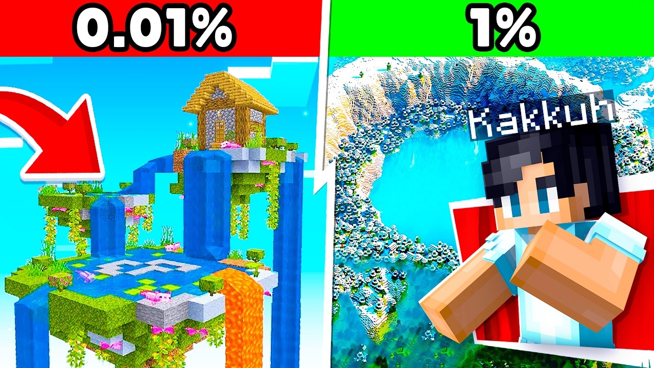 Minecraftin HAJONNEET MAAILMAT..