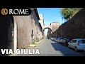 ● ROME ● Via Giulia ● Walking Tour 4K ● Italy 🇮🇹 ●