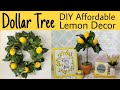 Dollar Tree Lemon Decor DIYs