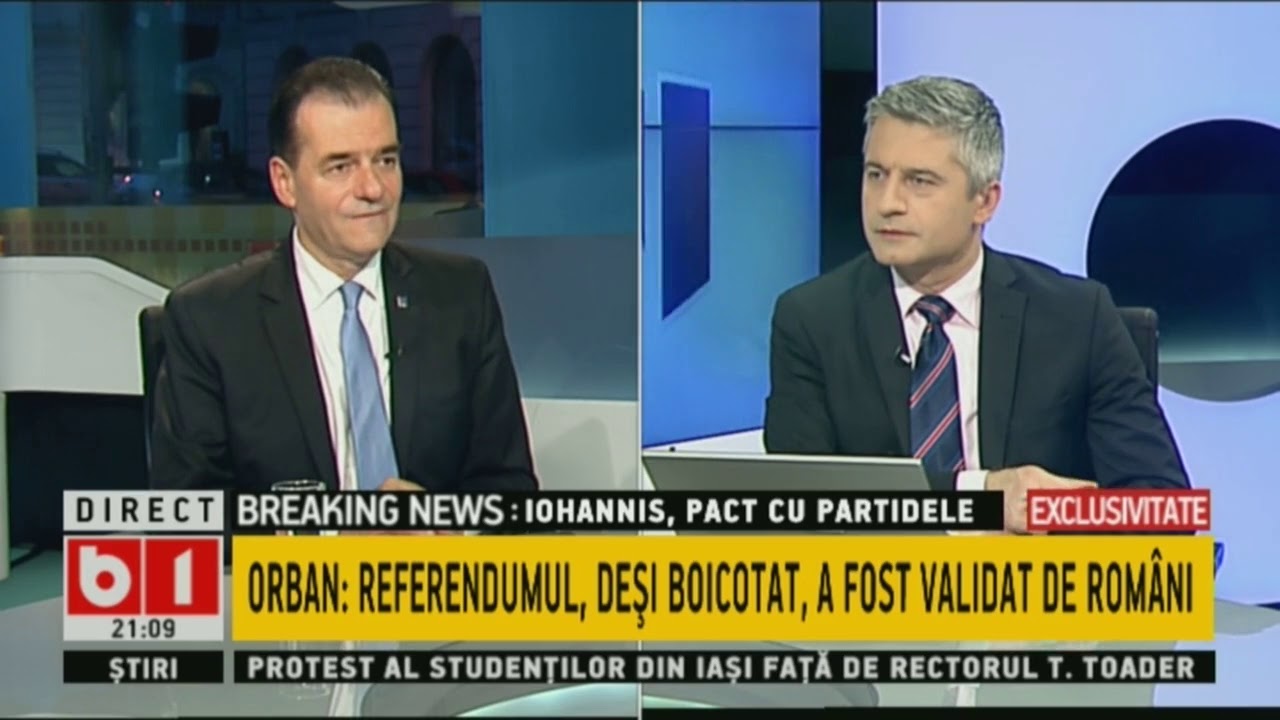 TALK B1 CU T. MUSAT. Orban: PSD se bazează pe abuz,pe șantaj,pe transformarea instituțiilor statului newspaper mockup