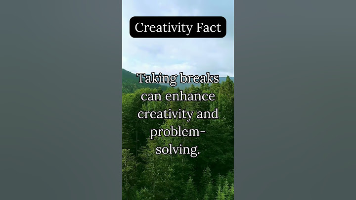 Taking breaks can enhance creativity and problem-solving...#facts #shorts #shortvideo #short