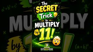 The SECRET Trick to Multiply by 11! 🤯 | Easy Math Trick#mathstricks