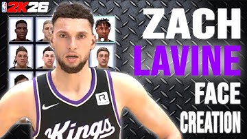 The BEST Zach LaVine Face Creation In NBA 2K26!
