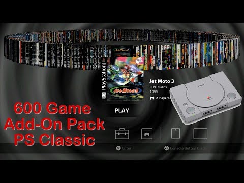 PlayStation Classic 600 Game Add-On Pack - Easy Install