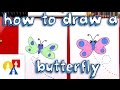 How To Draw A Cartoon Butterfly + SYA!