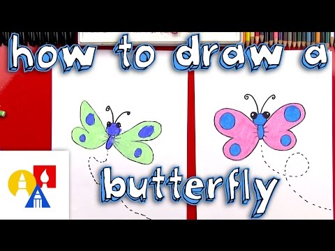 How To Draw A Cartoon Butterfly + SYA!