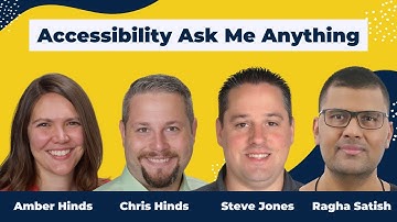 Accessibility Ask Me Anything | WordPress Accessibility Meetup