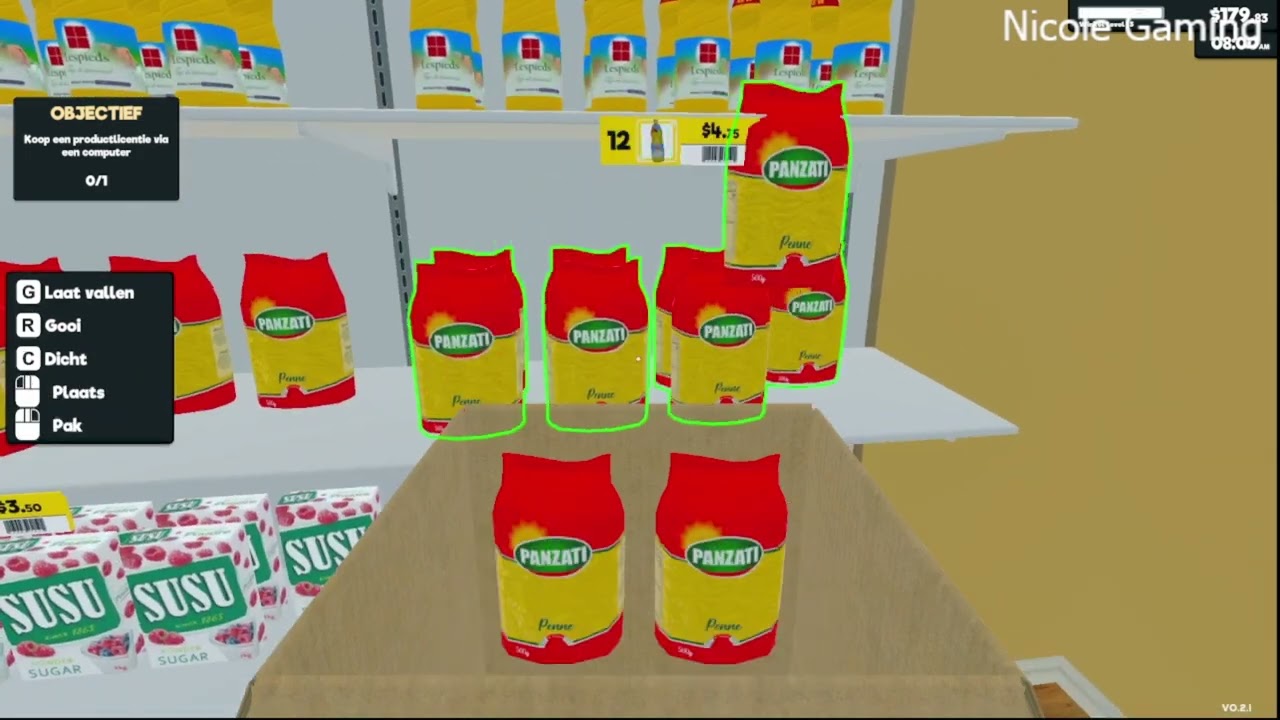 Verder gaan met de winkel - aflevering 2 - Supermarket Simulator