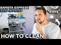 How to Clean BREVILLE BARISTA EXPRESS 2021 (Easy Step by Step 'Clean Me' Light)