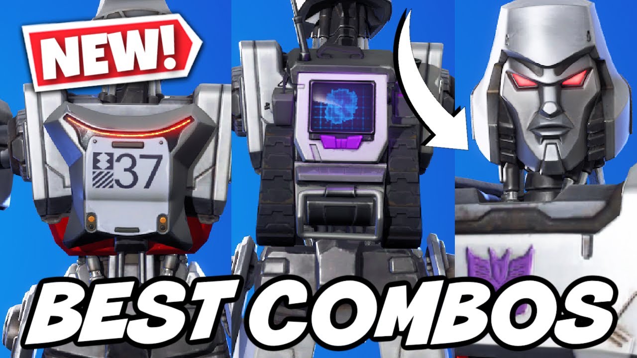 BEST COMBOS FOR *NEW* MEGATRON SKIN (TRANSFORMERS PACK)! Fortnite