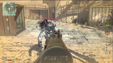 MW3: Golden PP90 Rushing MOAB on Dome