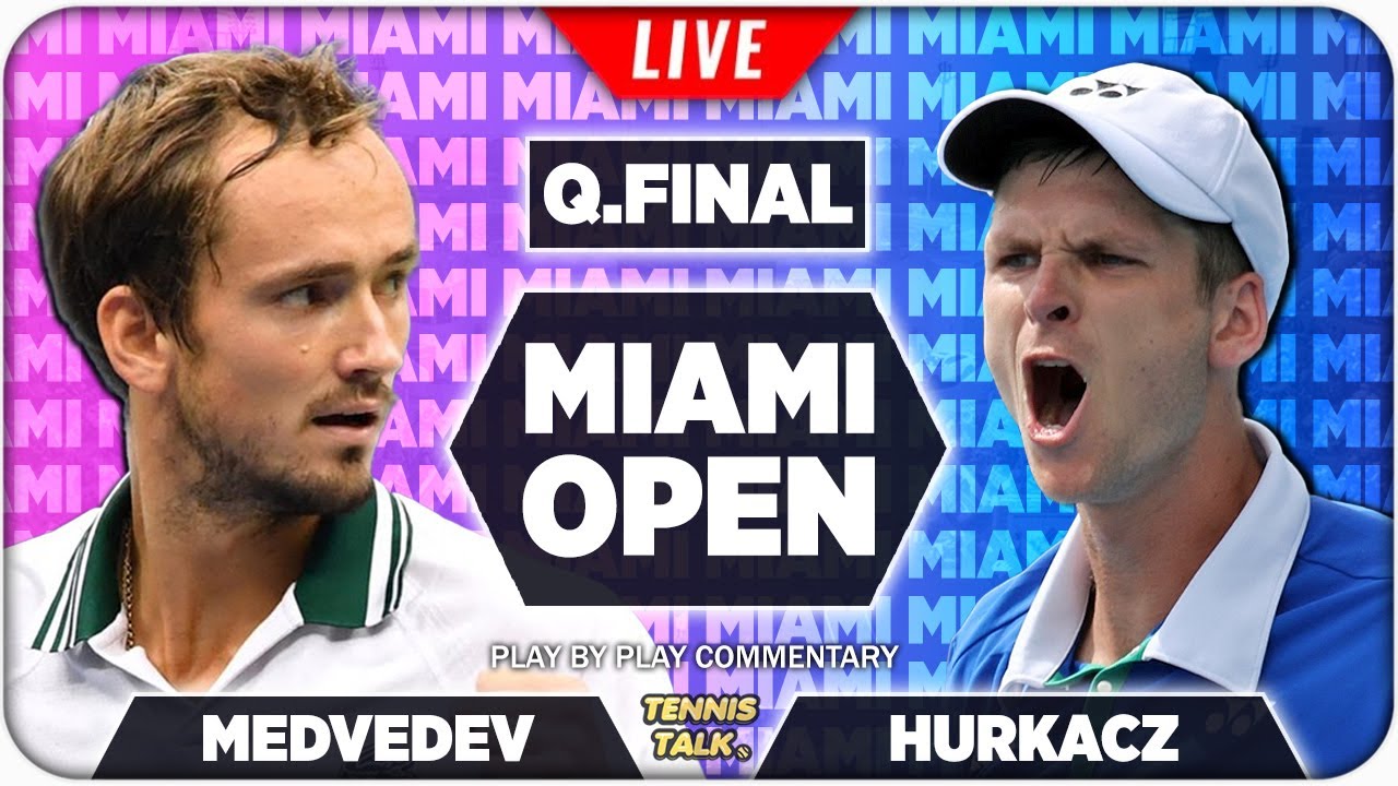 MEDVEDEV vs HURKACZ Miami Open 2022 LIVE Tennis Play-by-Play