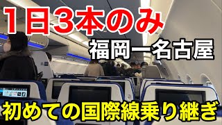【ANA】1日3本しかない福岡-名古屋便に搭乗 初めてのセントレア