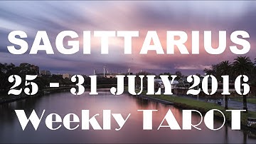 Sagittarius Weekly Tarot Reading 25th - 31st July 2016 by Inspire 2016