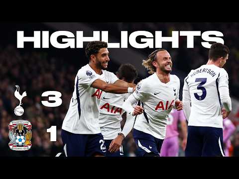 Marmoush's first goal! | Spurs 3-1 Coventry City | Premier League Highlights