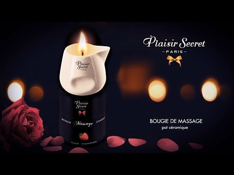 Plaisir Secret : Bougies de massage gourmandes parfumées