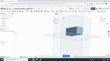 Puzzle cube onshape part 1