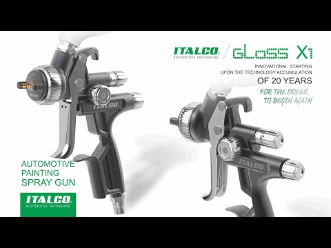 Italco Gloss X1 LVMP Pistol De Vopsit Cu Aer LVMP Tumbler Plutitor 1.3mm