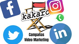 Campaña de video Marketing kakaro / Facebook - Instagram - twitter - linkedin