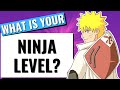 What ninja level are you naruto quiz 