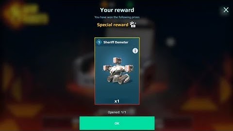 I GOT THE SHERIF DEMETER/War Robots