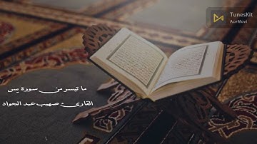 ما تيسر من سورة يس ( القارئ صهيب يوسف عبد الجواد )
