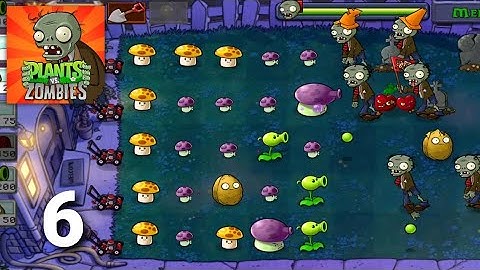 Plants vs Zombies Gameplay Walkthrough Part 6 (ios Android)