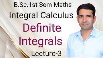 L-3 B.Sc.1st sem maths Definite integral  IntegralCalculus  Wall