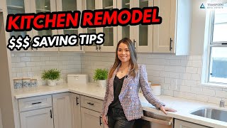 Save Money on a Kitchen Renovation  Kitchen Renovation Tips, Kitchen Remodel Cost Saving Ideas