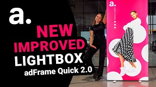 Double-sided Advertising Light box adFrame Quick in version 2.0