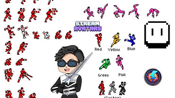 Time Force Red!Stream Avatars|GBC|Power Rangers|Custom Sprite @StreamAvatars